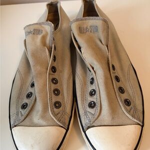 John Varvatos Converse slip-on. Size 12 grey